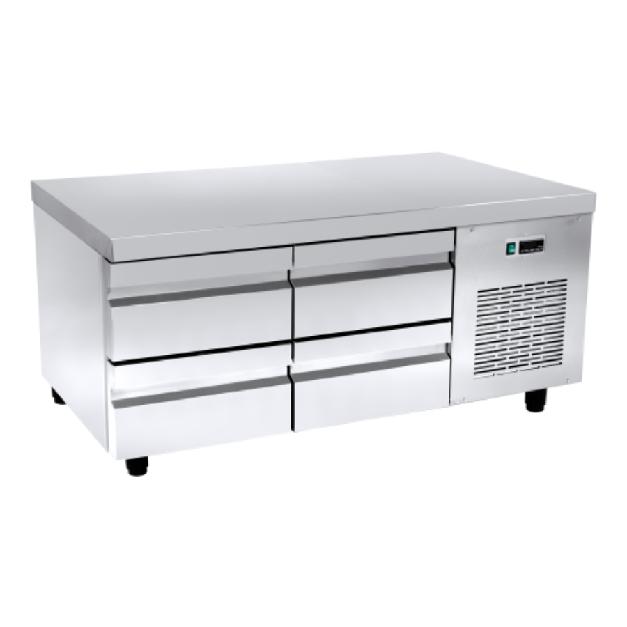 LOW FREEZER COUNTER  /CHEF BASE WITH 4 DRAWERS GN 1/1