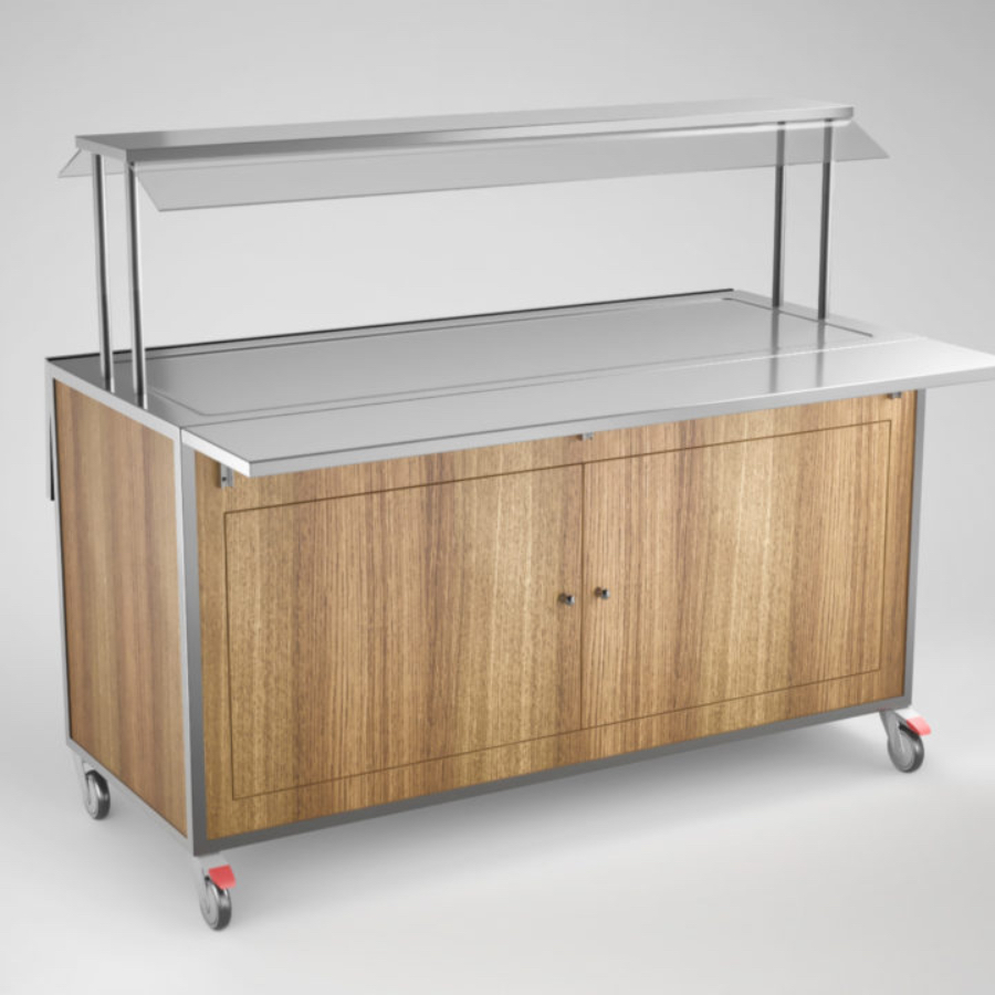 NEUTRAL  BUFFET TROLLEY 4 x GN 1/1