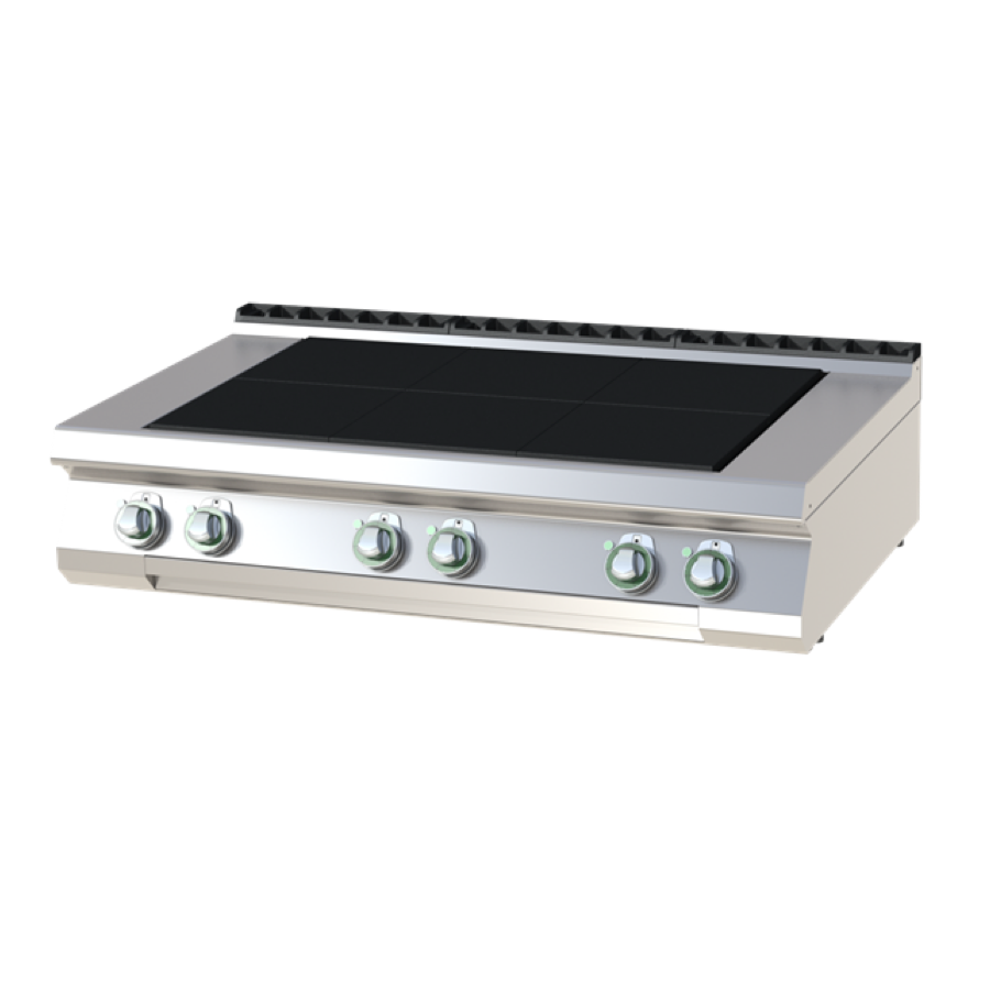 ELECTRIC RANGE WITH 6 CAST IRON HOTPLATES COUNTER TOP MODEL