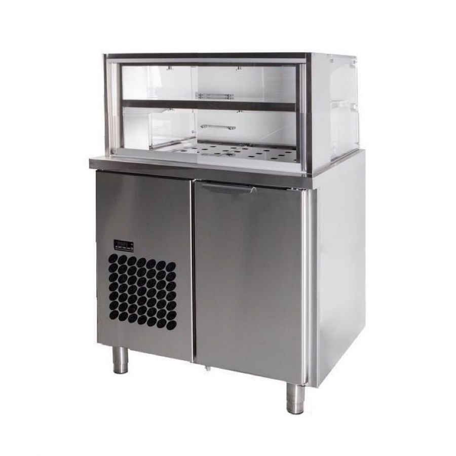SELF SERVICE DISPLAY  860mm WITH 1 SHELVE