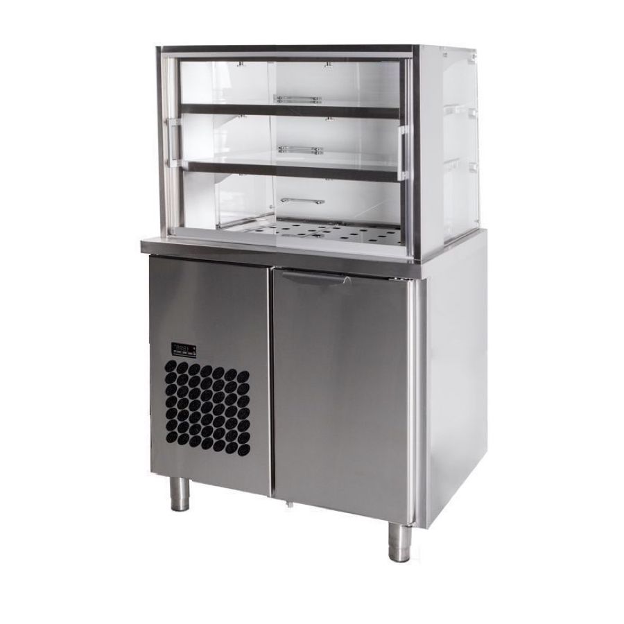 SELF SERVIS DISPLAY 860mm WITH 2 SHELVES