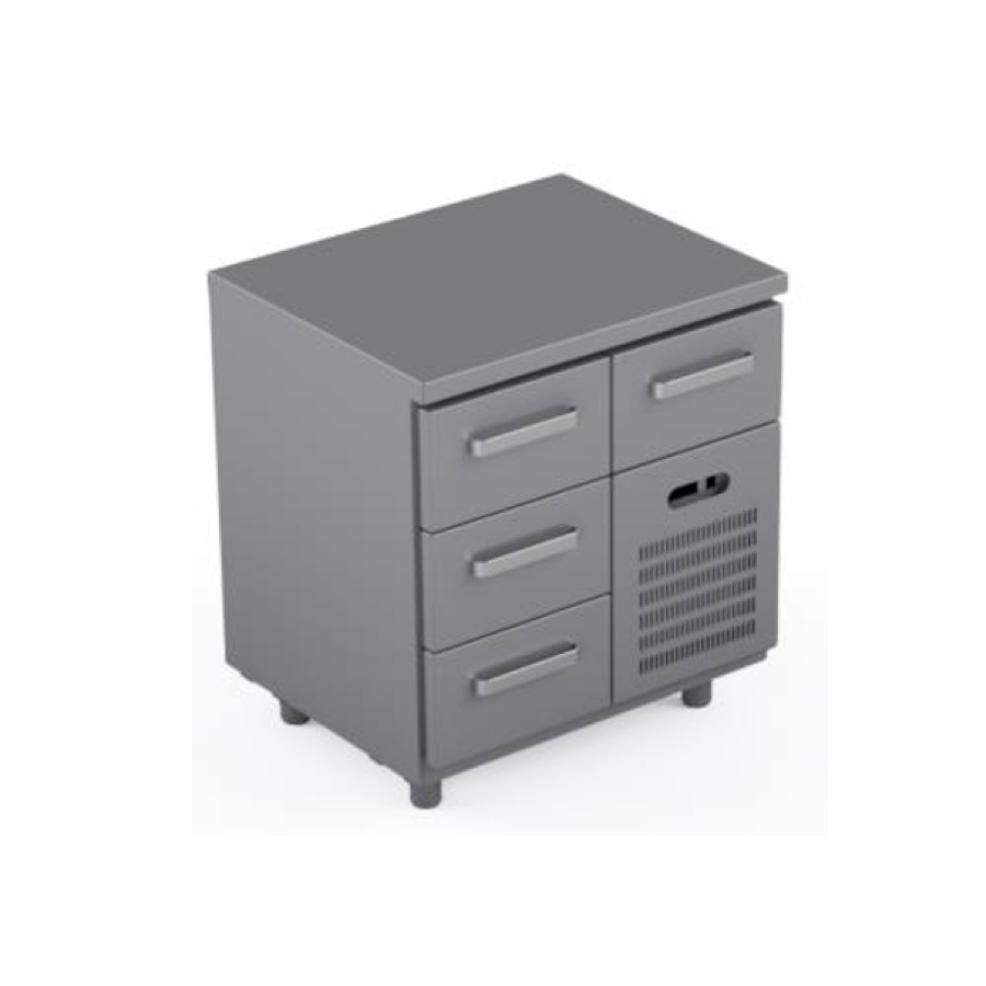 COOLING COUNTER WITH 4 DRAWERS