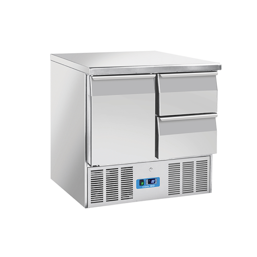 COOLING COUNTER 1 DOOR +  2 DRAWERS GN 1/1