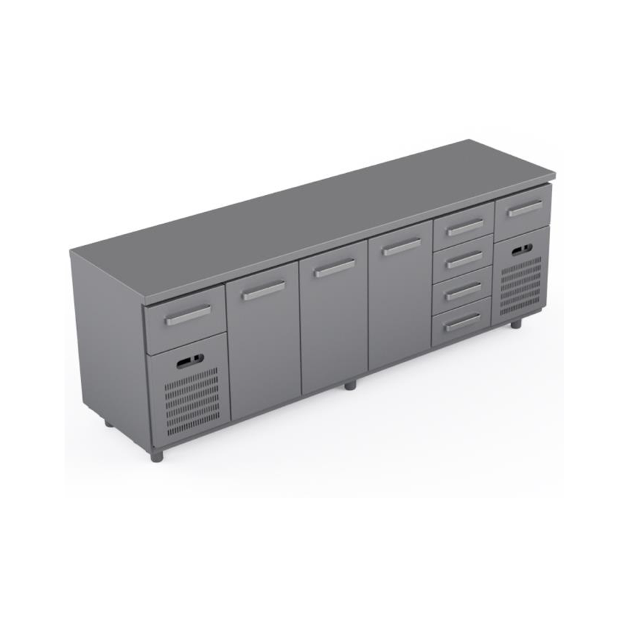 COOLING COUNTER 3 DOORS + 6 DRAWERS