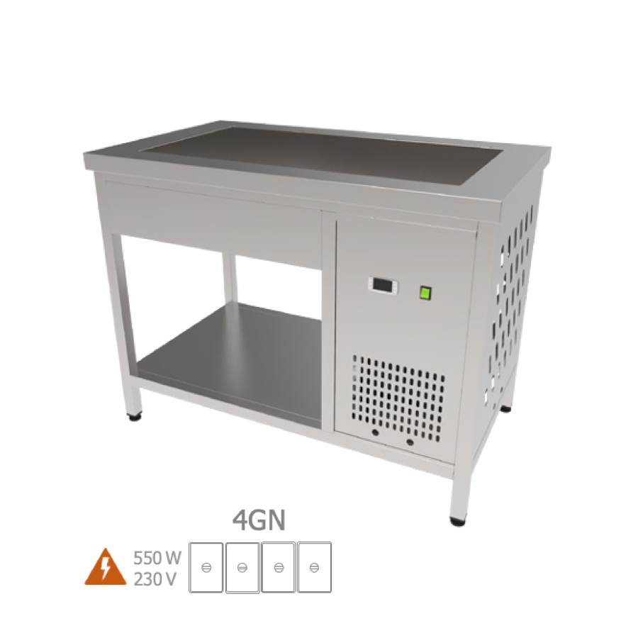 REFRIGERATED BUFFET BAINMARIE 4 x GN 1/1