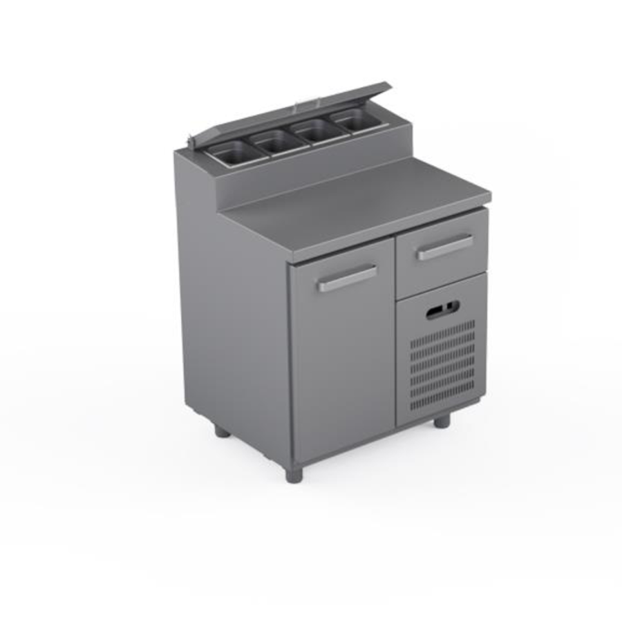 COOLING PREPARATION COUNTER 1 DOOR + 1 DRAWER