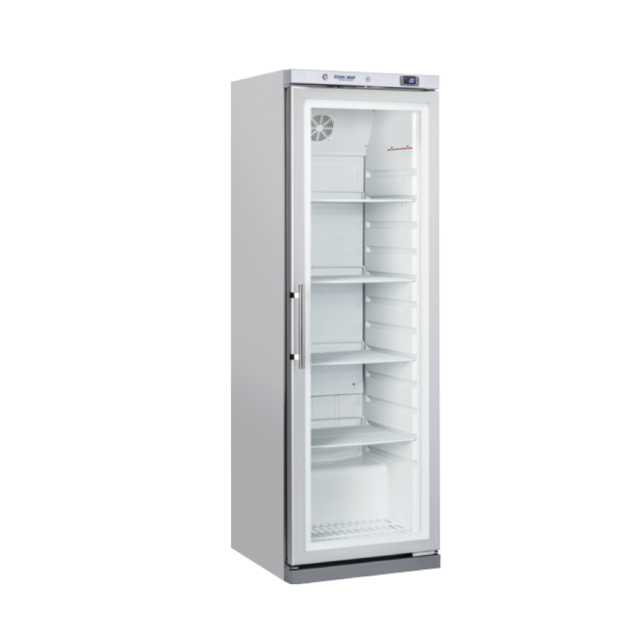 UPRIGHT REFRIGERATOR WITH GLASS DOOR 400L