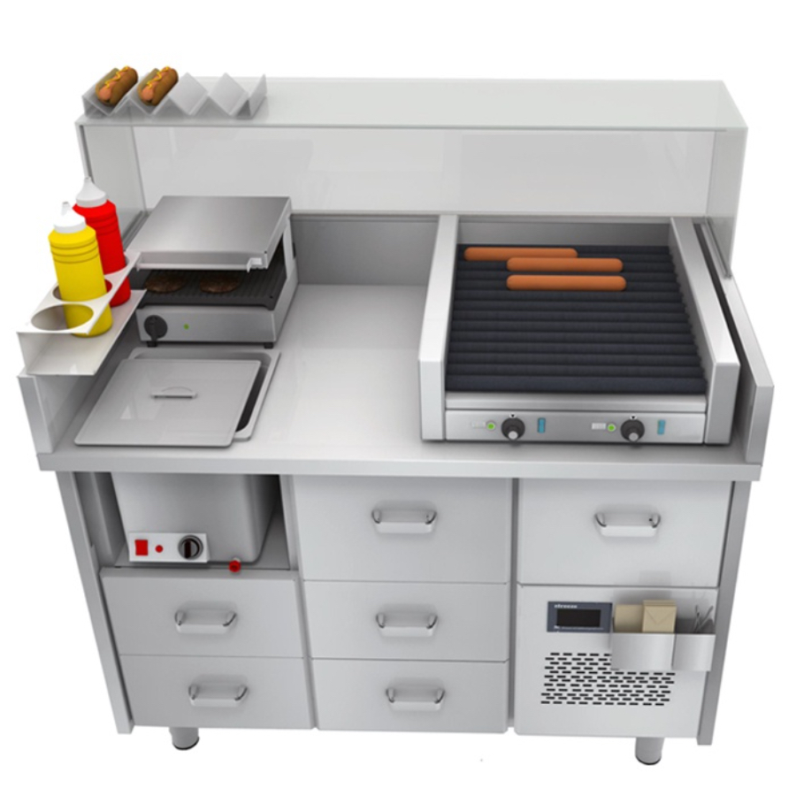 HOT DOG REFRIGERATED COUNTERS
