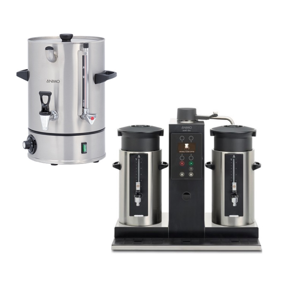 HOT WATER DISPENSERS & COFFEE BREWERS