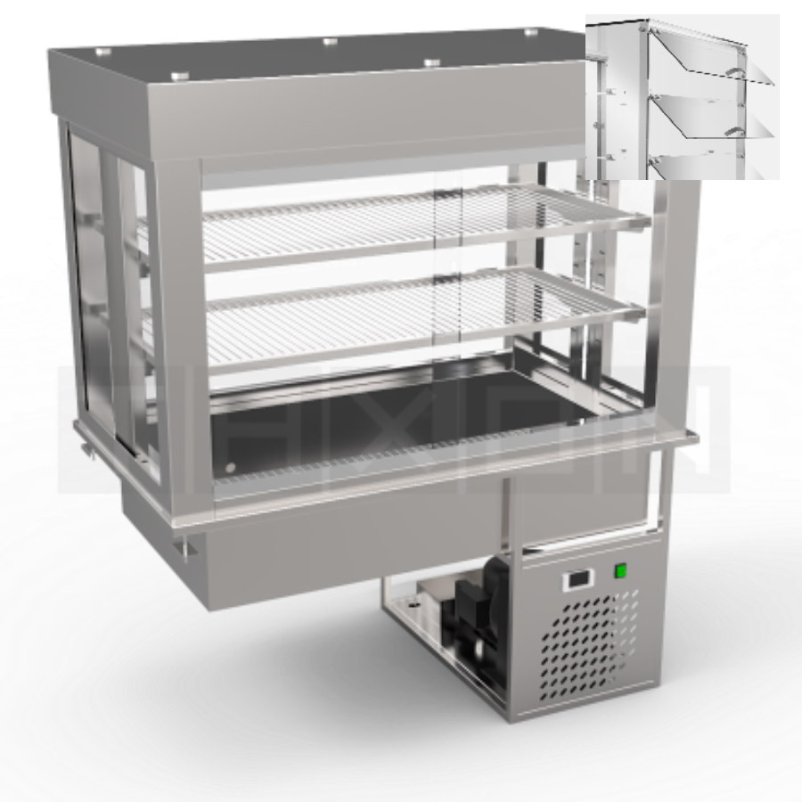 DROP-IN REFRIGERATED SELF-SERVICE DISPLAY 800 mm