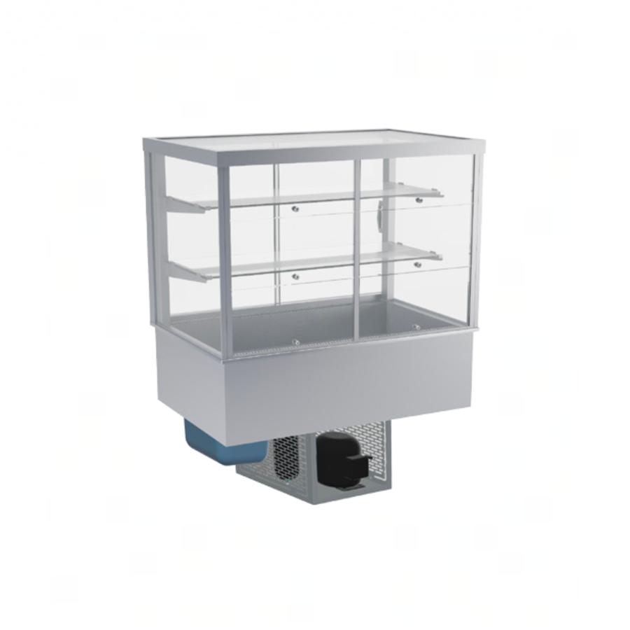 REFRIGERATED DROP-IN DISPLAY WITH FLAP DOORS  770mm
